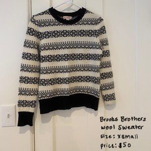 Brooks Brothers Holiday Wool Sweater